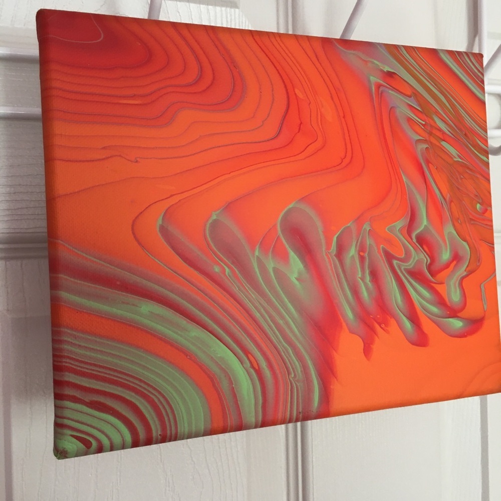 8”x10” Abstract Painting - Picture 2 of 7